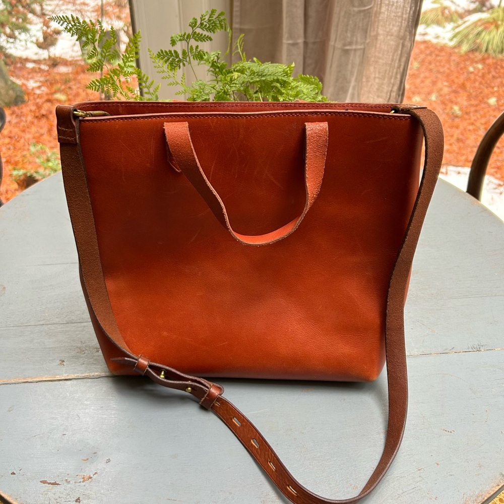 Madewell Mini Zipper Top Transport Bag